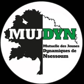 Logo de MUJDYN : un arbre, moitié plein et moitié en contour, traversé par le sigle MUJDYN en blanc et vert.